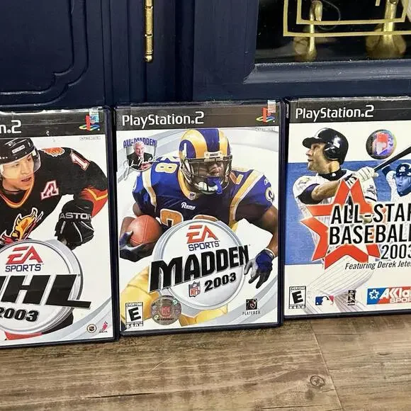 PlayStation 2 Sports Games: NHL 2003, Madden 2003, Allstar Baseball 2003 - Picture 2 of 7